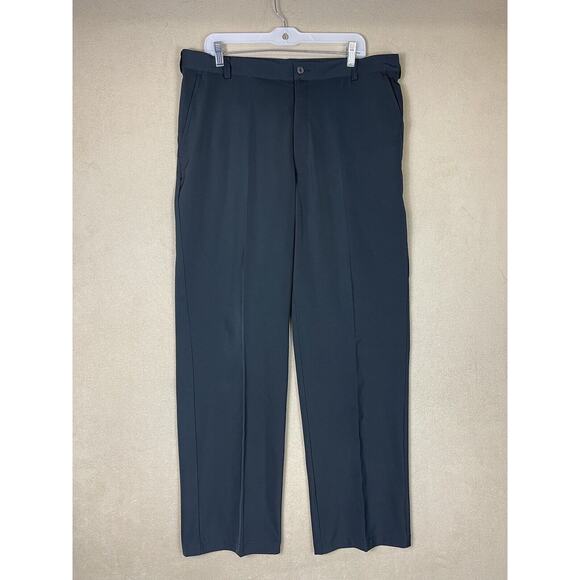 Nike Pants Mens 36x32 Black Golf Activewear Straight Casual Pant Logo Adult